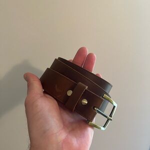 Nisolo Brown Leather Belt